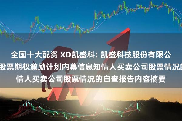 全国十大配资 XD凯盛科: 凯盛科技股份有限公司关于公司2024年股票期权激励计划内幕信息知情人买卖公司股票情况的自查报告内容摘要